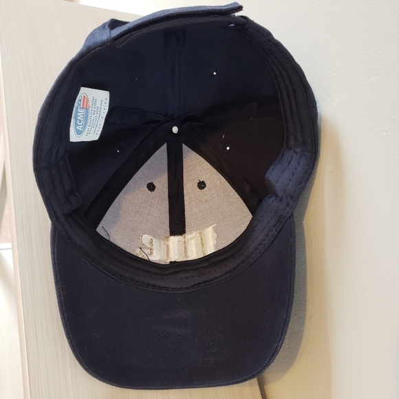 Miller Lite Beer Hat Cap Baseball Logo Merch Navy Blue One Size Hook & Loop EUC - Picture 4 of 7
